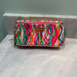Lilly Pulitzer Cosmetic Bag vibrant Multicolor NWOT